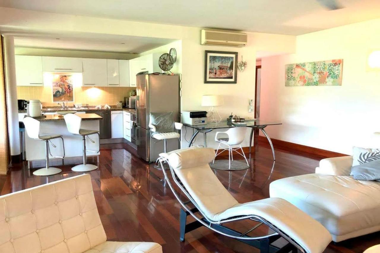 Sunset Beach Carlton- Tahiti - Beachfront Luxury Residence & Pool - 4 Pers Punaauia  Ngoại thất bức ảnh