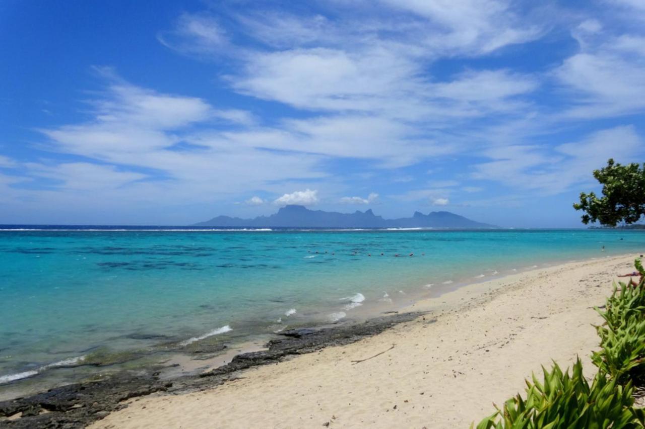 Sunset Beach Carlton- Tahiti - Beachfront Luxury Residence & Pool - 4 Pers Punaauia  Ngoại thất bức ảnh